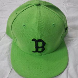 GREEN RED SOX HAT
